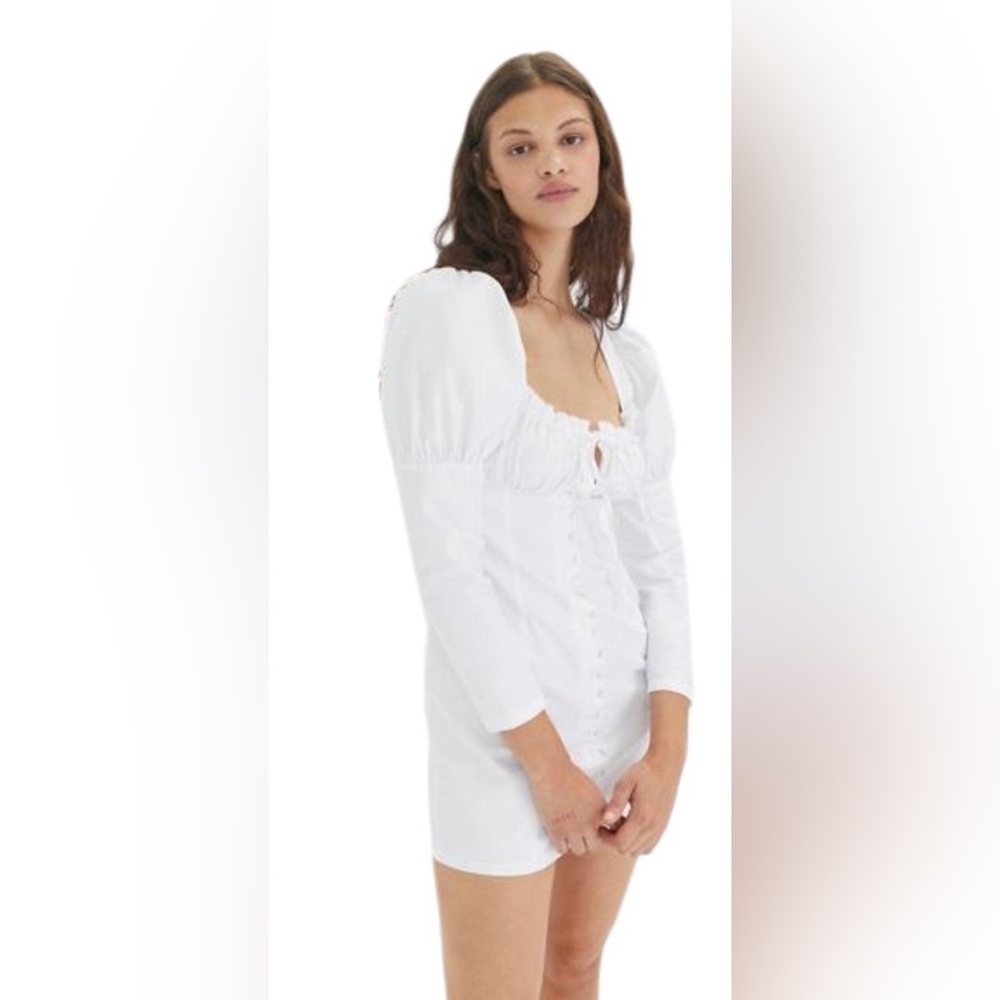 Jenn Im’s brand Eggie x Urban Outfitters Exclusive Nirvana Dress in White!